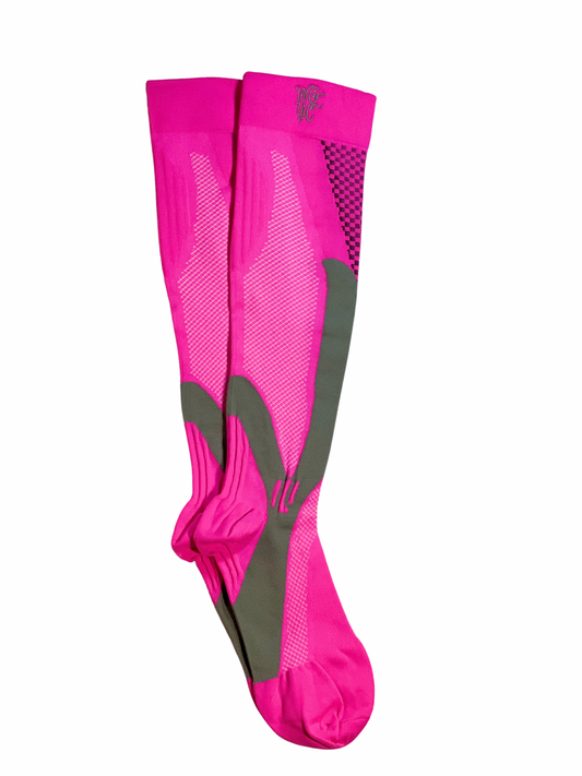 Hot Pink Compression Socks